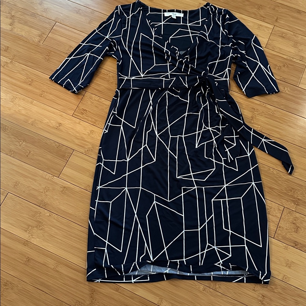 Wrap Style Maternity Dress